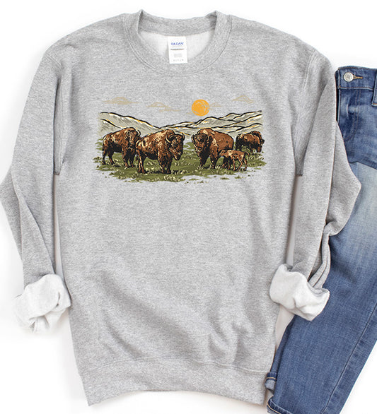 American Bison Crewneck