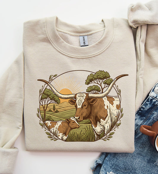 Longhorn Love Crewneck