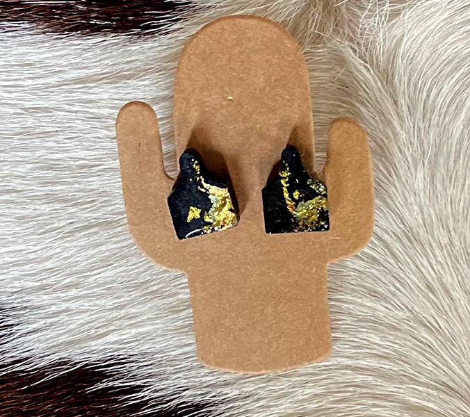 Ear Tag Stud Earrings