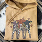 Floral Calf Trio Hoodie