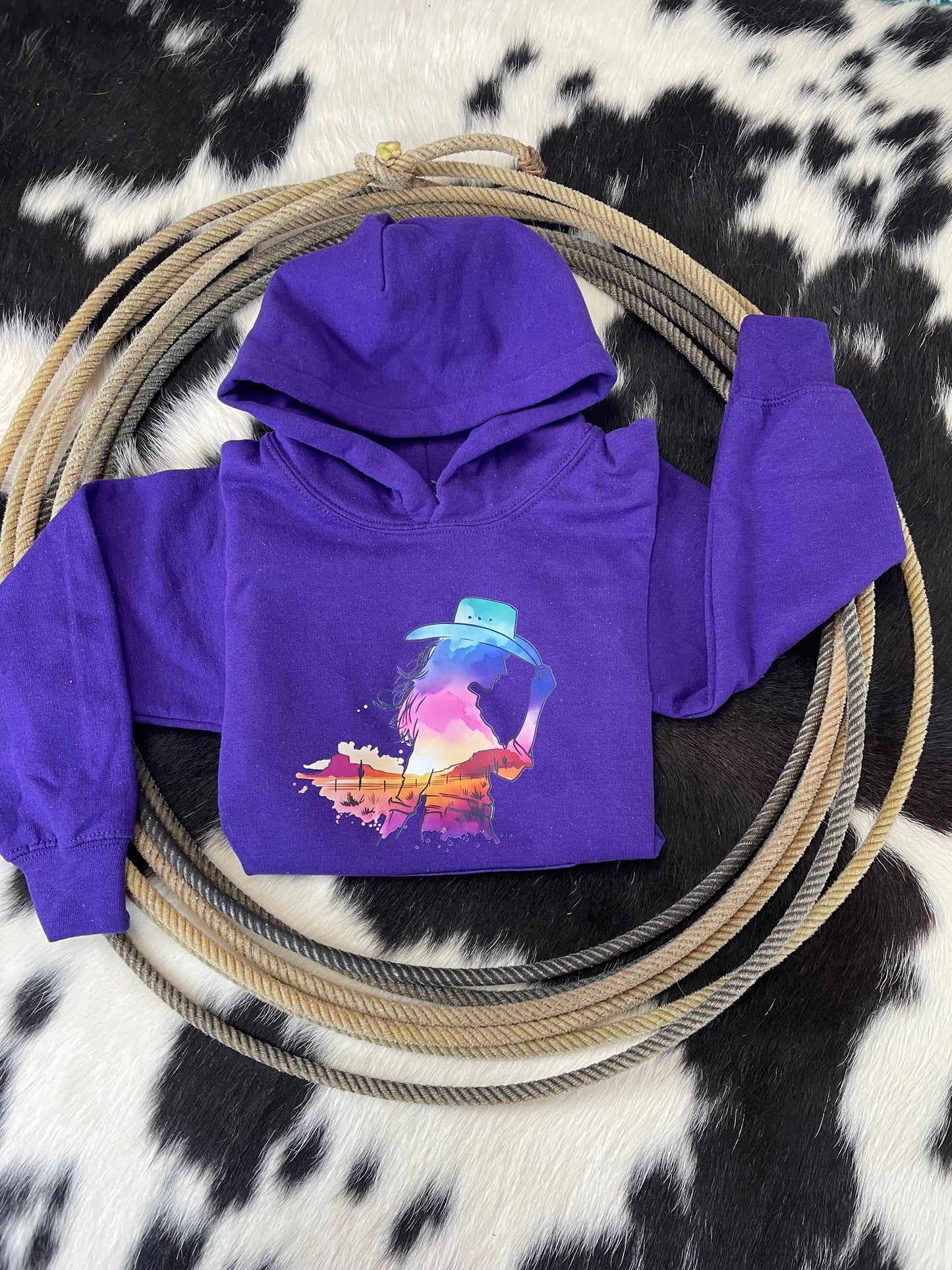 Sunset Cowgirl Hoodie
