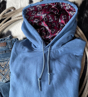 LARGE Satin Lined Hoodie