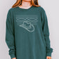 Cowboy Hat Boot Stitch Long Sleeve