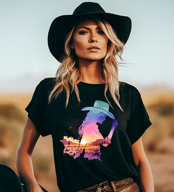 Sunset Cowgirl