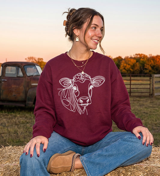 Doodle Moo Crewneck