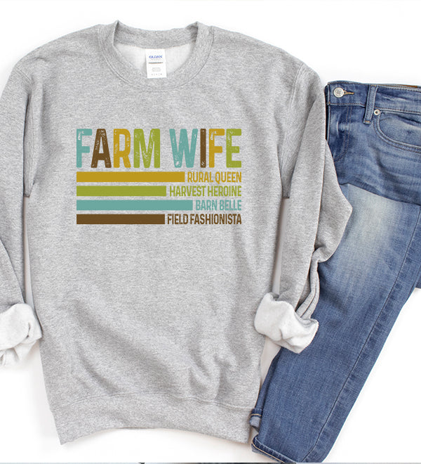 Farm Wife Crewneck