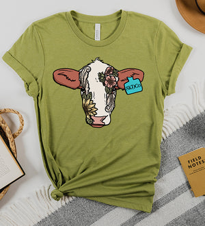 Floral Cow