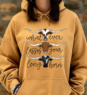 Lasso your Longhorn hoodie
