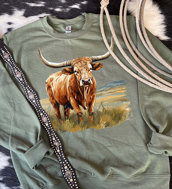 Longhorn Crewneck