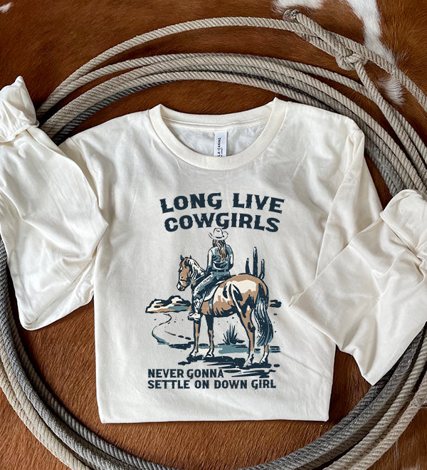 Long Live Cowgirls long sleeve shirt