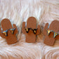 Longhorn earrings